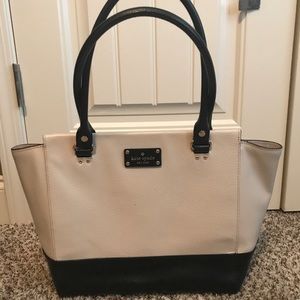 Kate Spade black and cream bag